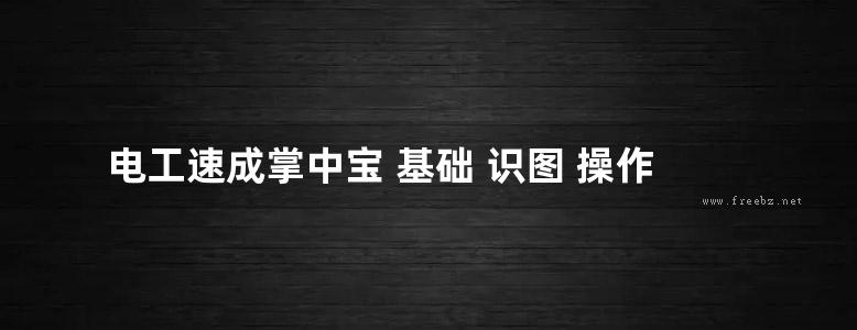 电工速成掌中宝 基础 识图 操作